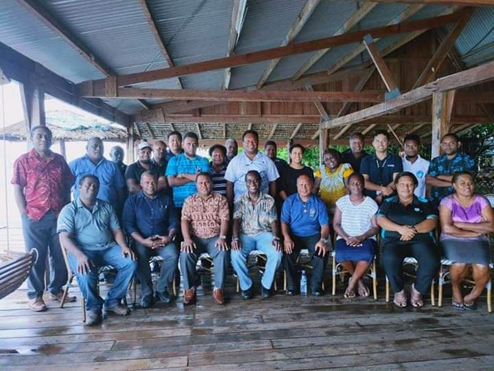 Participants of the workshop on the development of the Noro e-port pilot project, which took place in Munda in March. Photo: Dr Transform Aqorau.